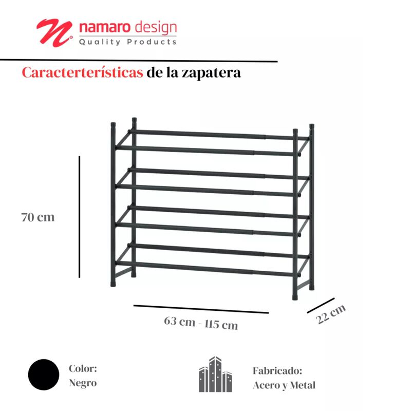 Zapatera Cuatro Niveles Expandible Karda Namaro... image number null
