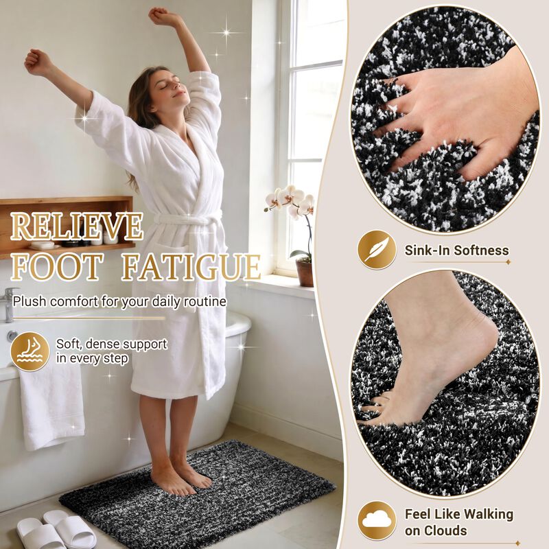 Alfombra De Ba&ntilde;o Yimobra 47 &times; 24 cm Lavable Y A... image number null