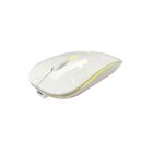 Mouse Nextep Inalámbrico RecargableSilencioso RGB 1600 dpi Blanco.