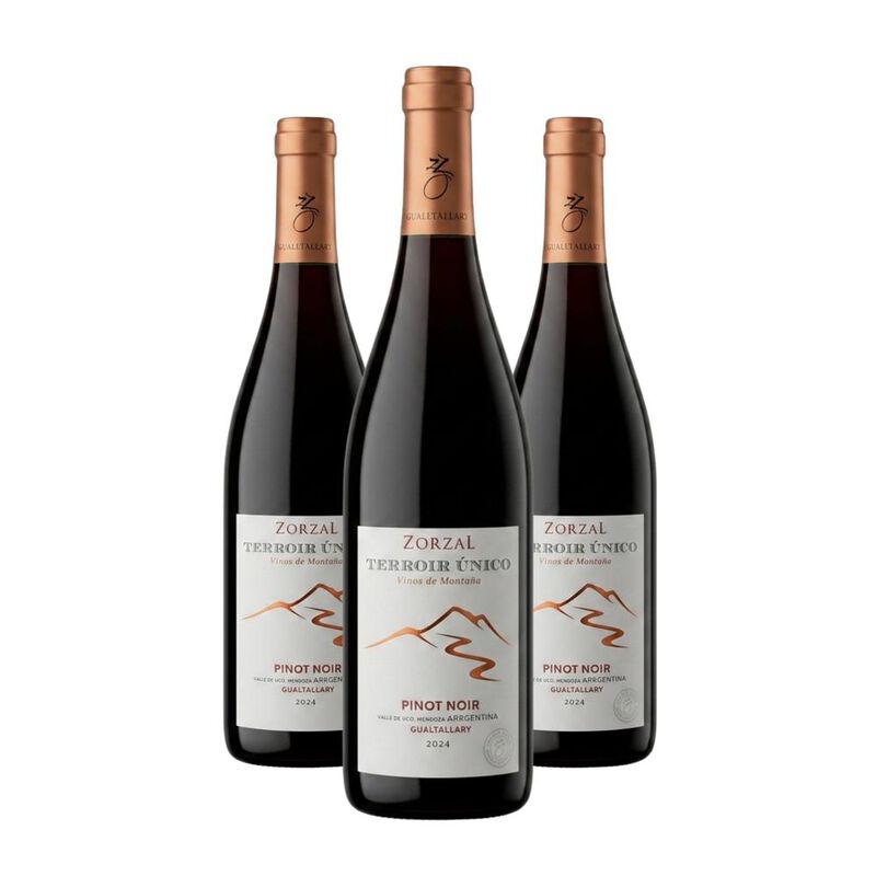 Vino Tinto &Uacute;nico Zorzal Terroir Pinot Noir 750m... image number null