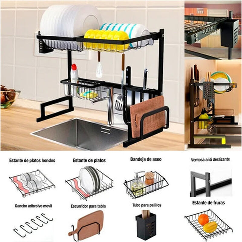 Escurridor Brandtrendy 65 cm Acero Inoxidable 1... image number null