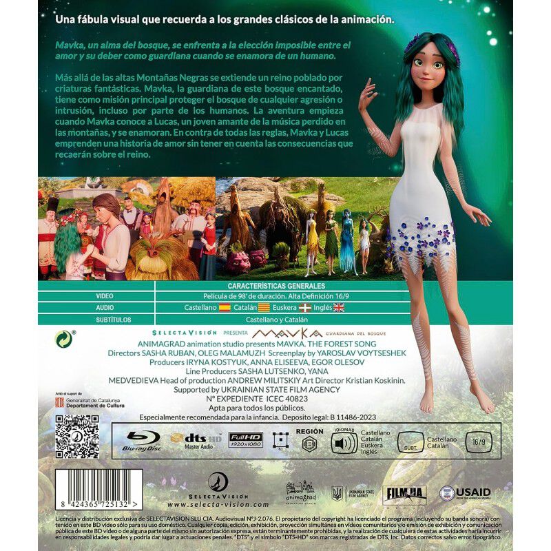 Mavka Pel&iacute;cula [bluray] [blu-ray] image number null