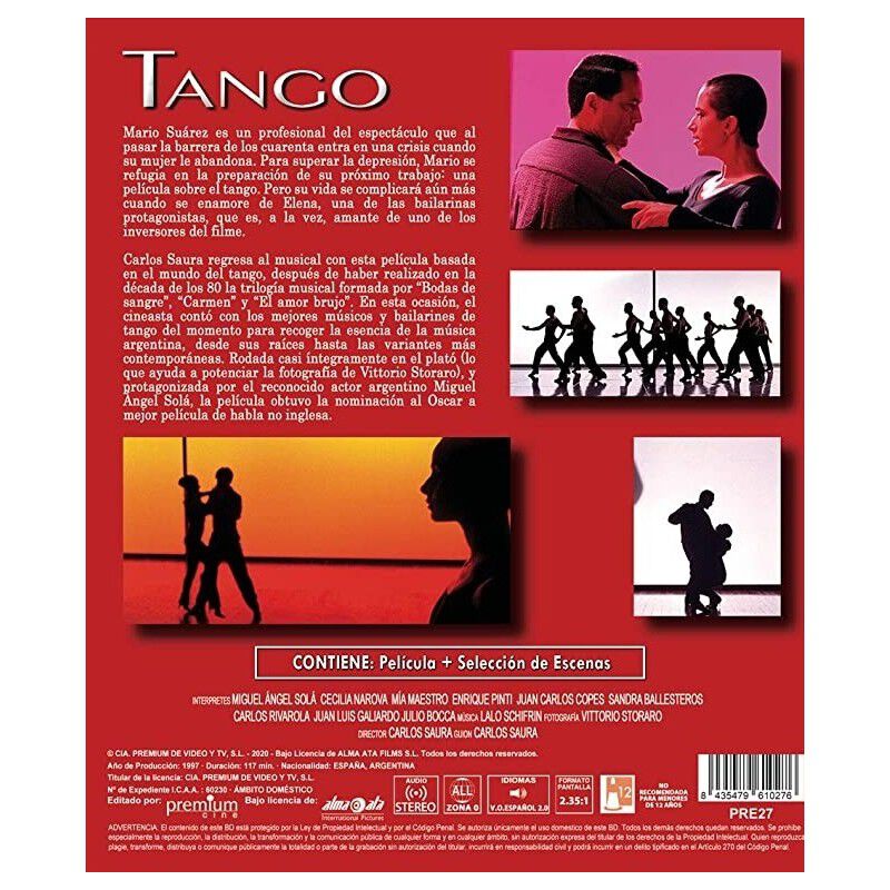 Tango, No Me Dejes Nunca [blu-ray] (1998) image number null