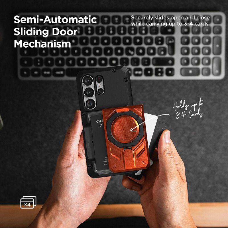 Funda VRS Design Damda Glide Naranja para Samsu... image number null