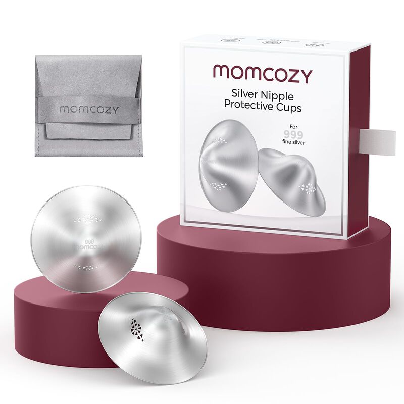 Protector De Pezones Momcozy Plata 999 Perforad... image number null