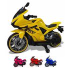 Motocicleta El&eacute;ctrica Montable Deportiva Ni&ntilde;o Tek-728 Amarillo