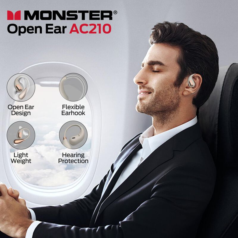 Auriculares Open Ear Monster Ac210 Bluetooth 5.... image number null