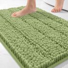 Alfombra De Ba&ntilde;o Bcoimo Sage De Chenille Absorbente