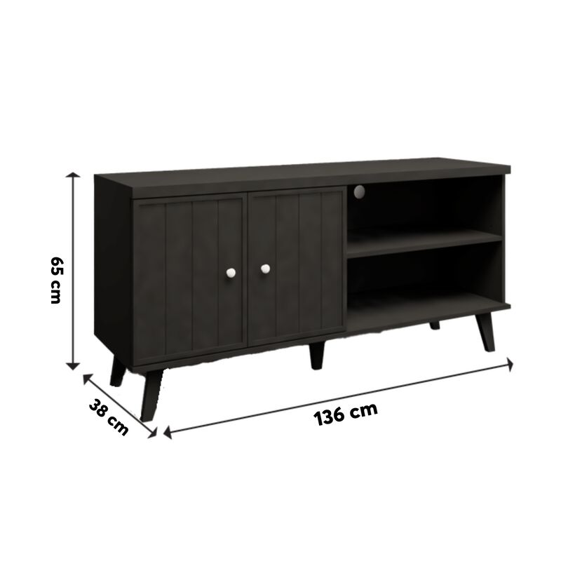 Mueble para TV Bertolini R631 Negro image number null