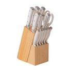 Juego de Cuchillos Vasconia BLOQUECUC BL 15 Piezas Acero Inox Blanco ORT