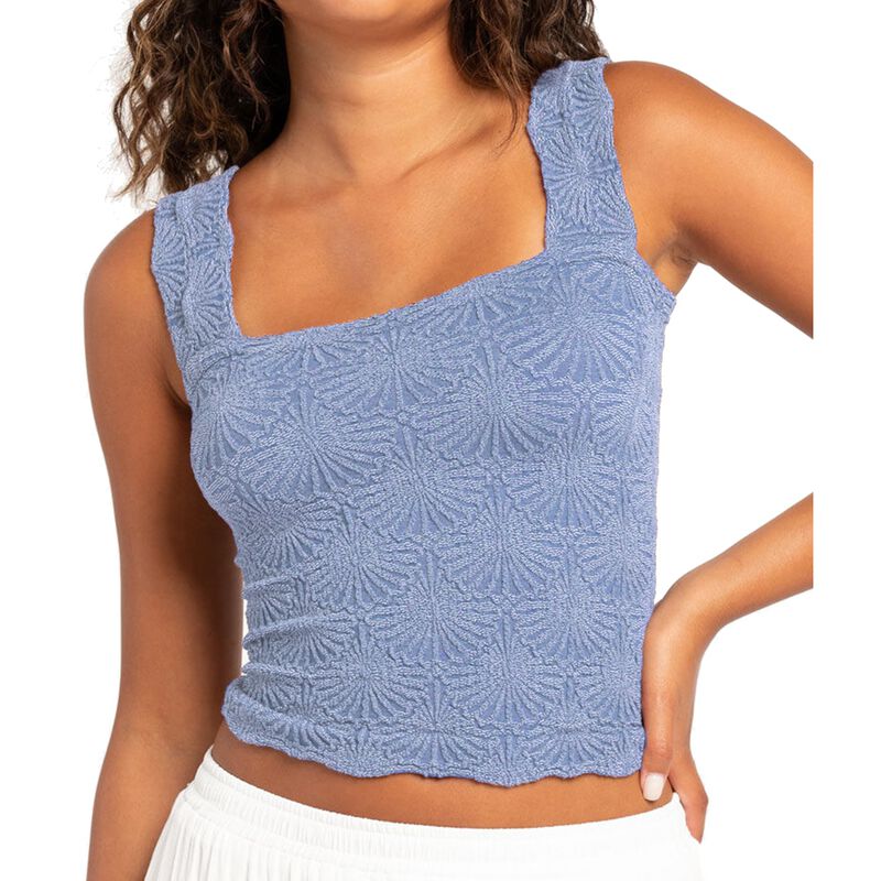 Top Corto Sin Mangas Niceyoo XS/S Azul Cuello C... image number null
