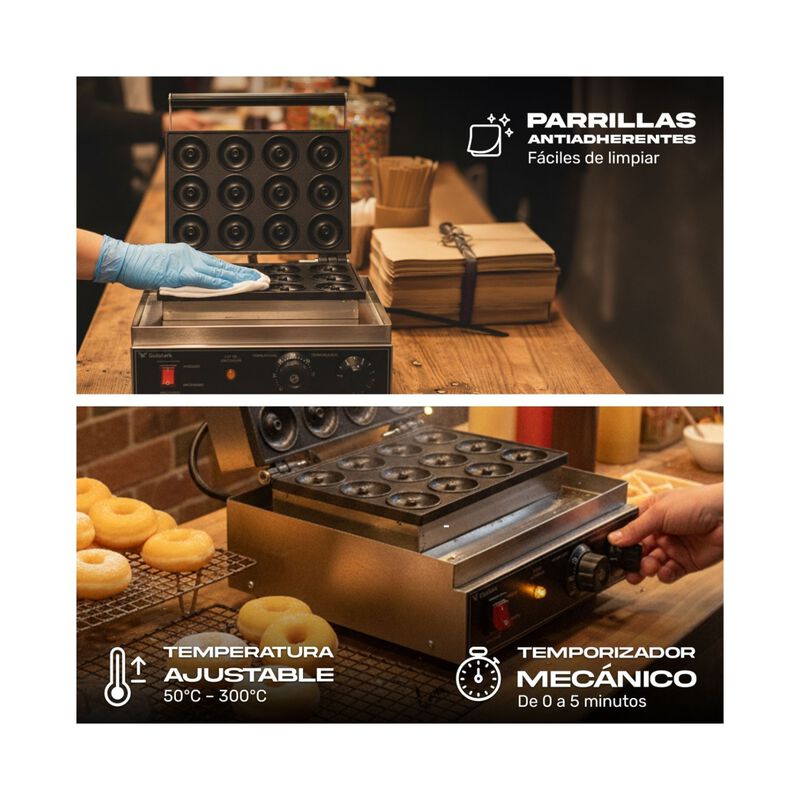 Maquina Donas 12p Industrial Comercial Temperat... image number null