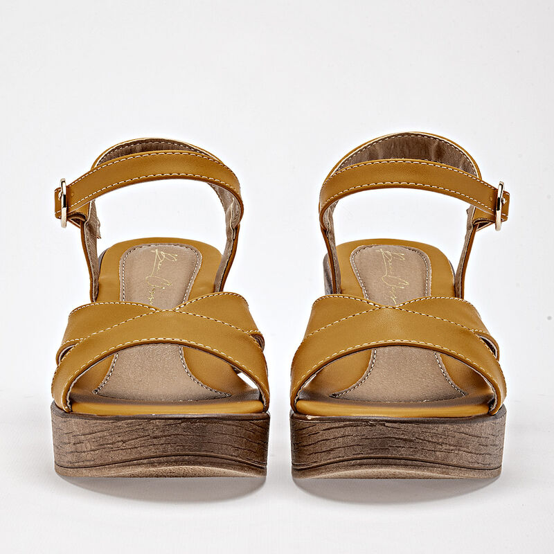Been Class sandalia plataforma para mujer amari... image number null