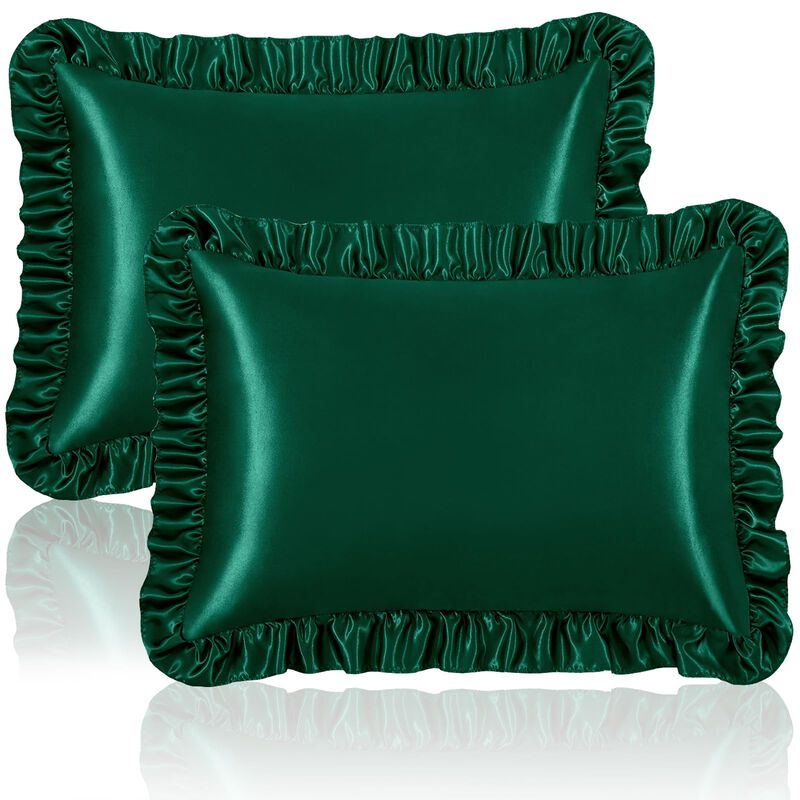 Funda De Almohada Homiest Queen Verde Negruzco ... image number null