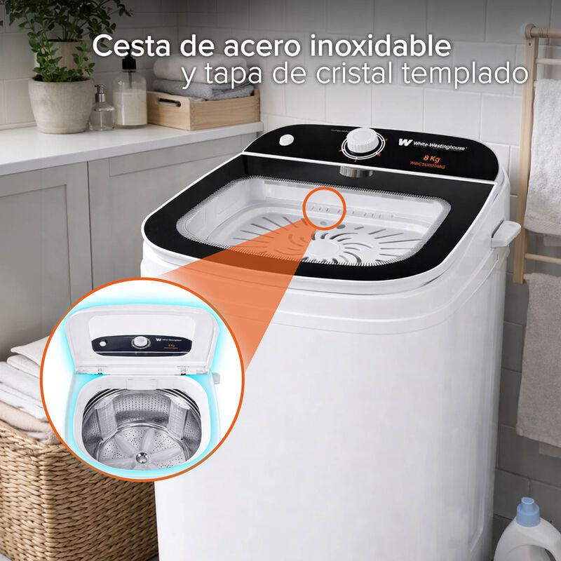 Secadora Centr&iacute;fuga  8 Kg White Westinghouse  T... image number null