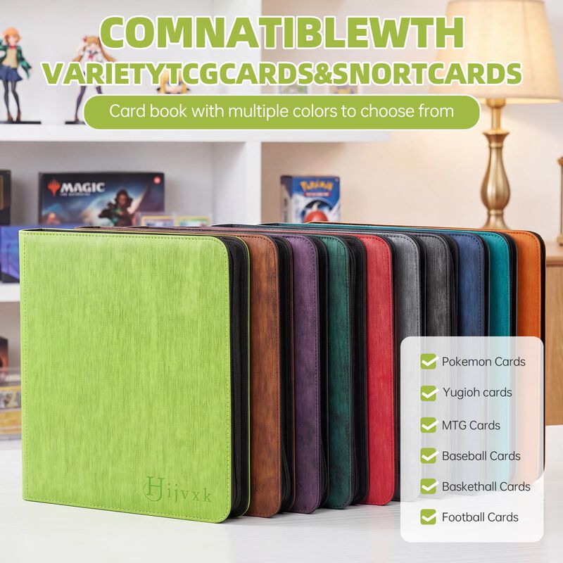 Carpeta De Cartas Hijvxk 720 Bolsillos Verde Li... image number null