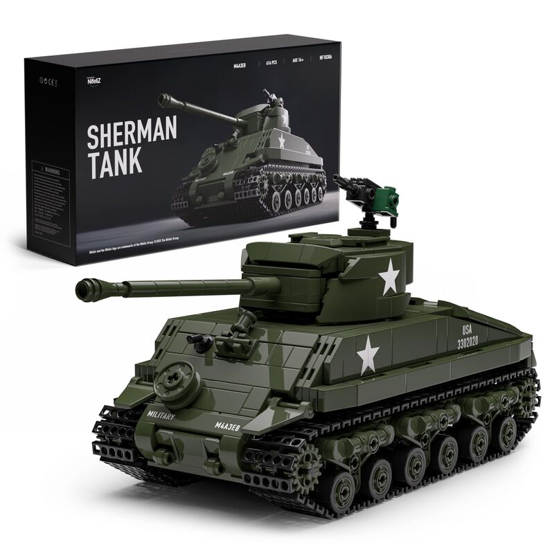 Set De Construcci&oacute;n Nifeliz Sherman Military Ta... image number null