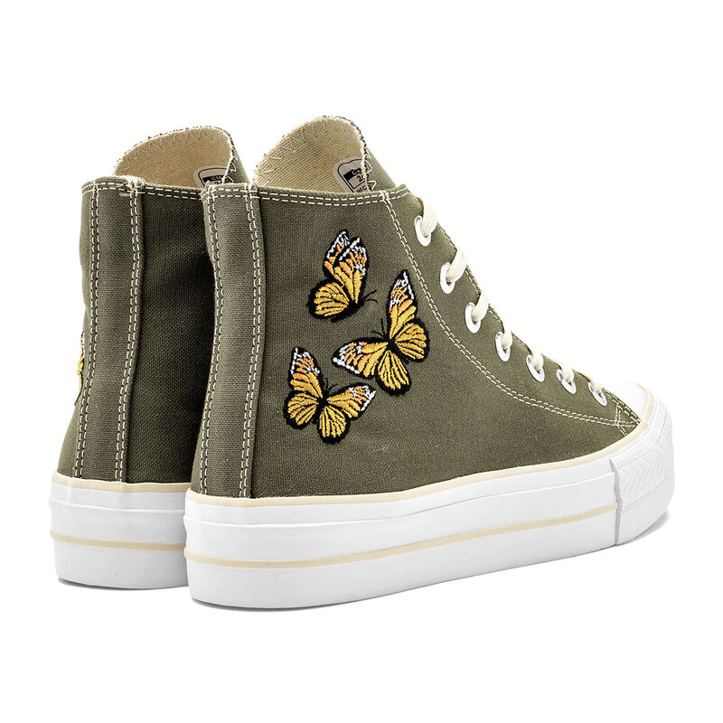 Mora Tierra Tenis Urbano Verde Para Mujer 14759... image number null