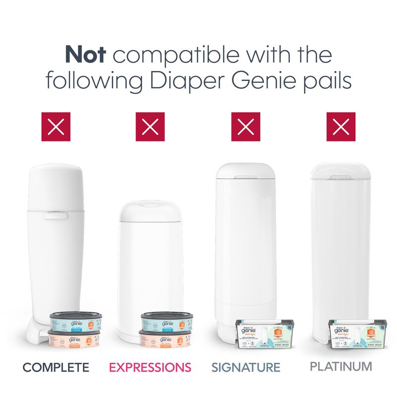Recambio Cuadrado Jumbo De Diaper Genie Para 81... image number null