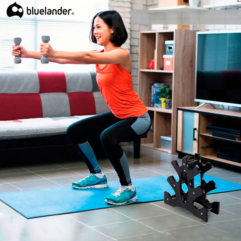 Rack Para Mancuernas Bluelander image number null