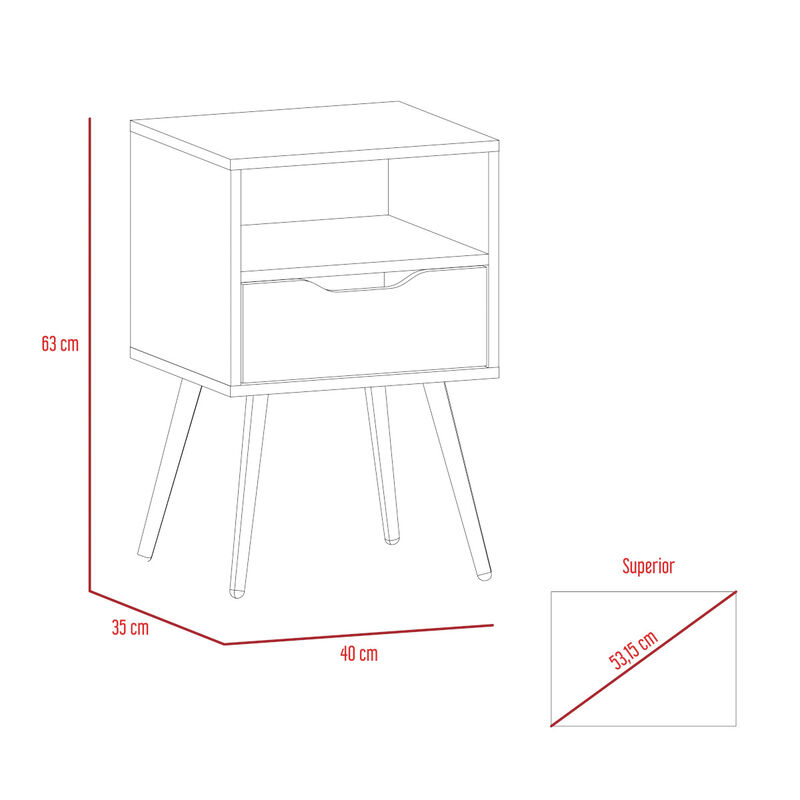 Buro Para Recamara Modelo Otom Con Caj&oacute;n Color ... image number null