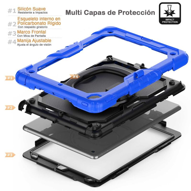 Funda Tekku Handled Uso Rudo Para Ipad 9 Ipad 8... image number null