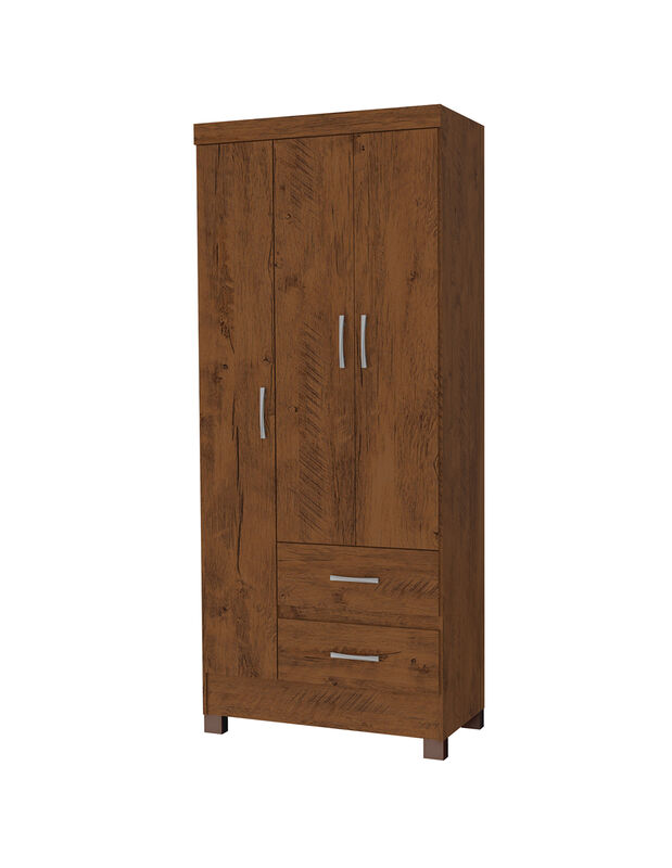 Ropero Closet Moderno Iris 3 Puertas Y 2 Cajone... image number null