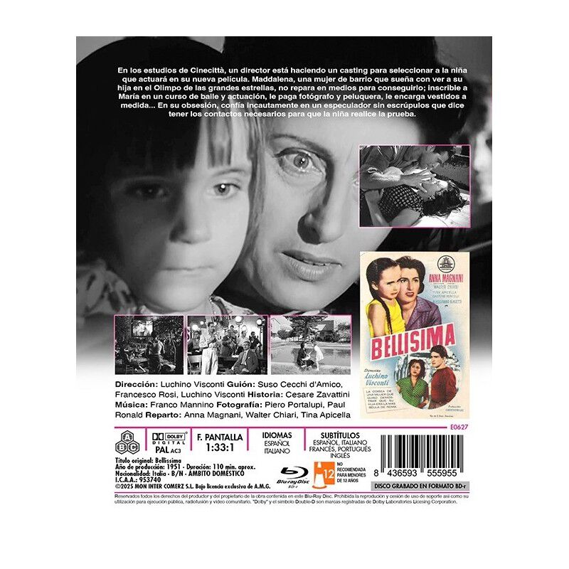 Bell&iacute;sima [blu-ray R] (1951) Bellissima image number null