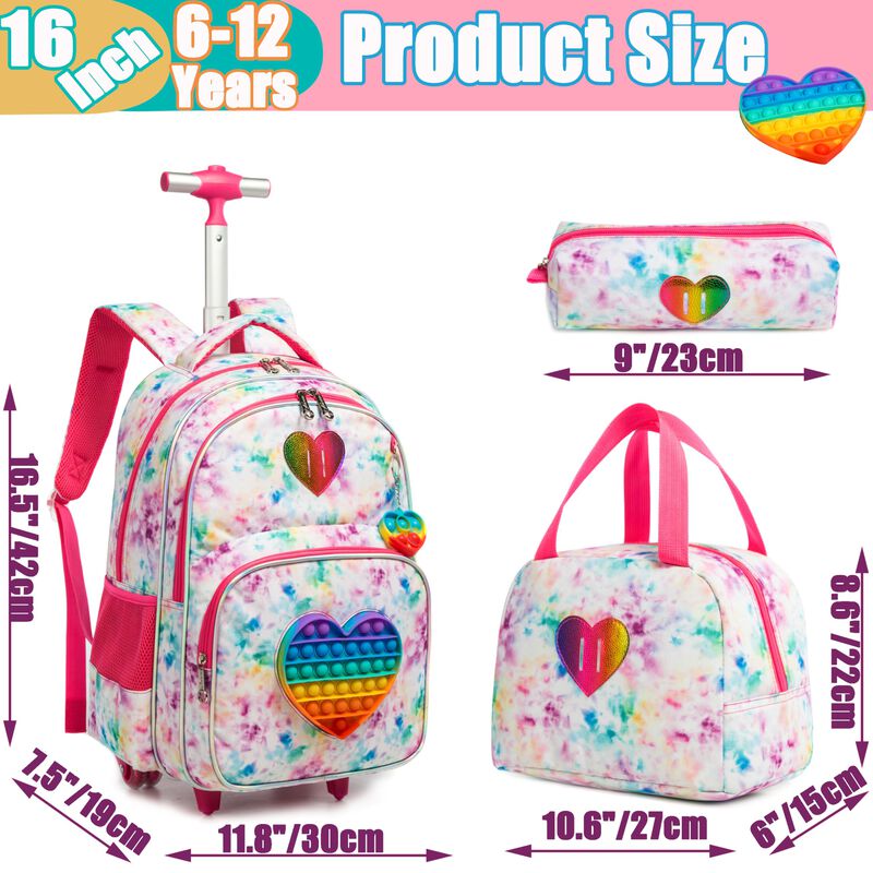 Mochila Enrollable Meetbelify Para Ni&ntilde;as Con Lo... image number null