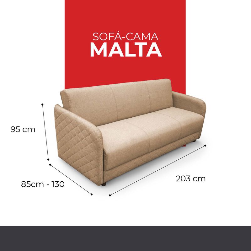 Sof&aacute; Cama Matrimonial Malta&ndash; Sill&oacute;n Convertible... image number null