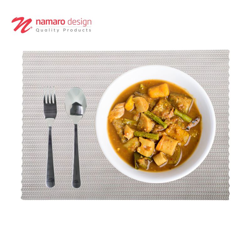 Manteles Individuales Elegance Dorado 6 Piezas ... image number null