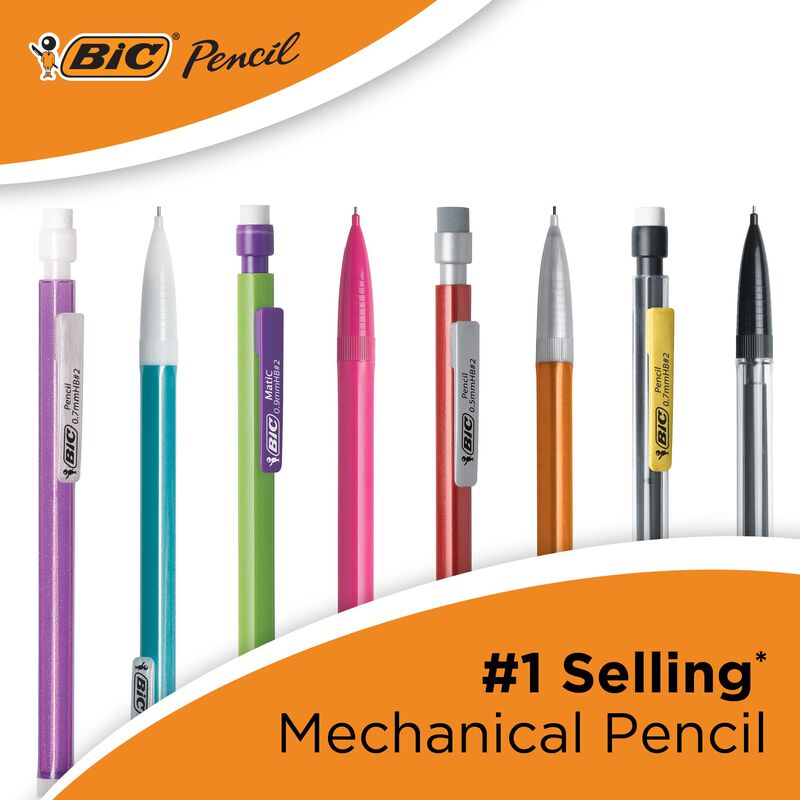 L&aacute;pices Mec&aacute;nicos Bic Xtra-smooth Con Gomas De ... image number null