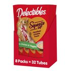 Wet Cat Treats Hartz Delectables Squeeze Up Chicken 120 Ml X32