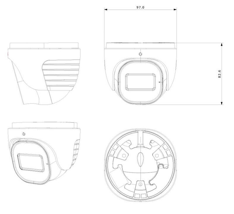 C&aacute;mara Domo Ip Provision-isr Dh-340ipsn-28 image number null