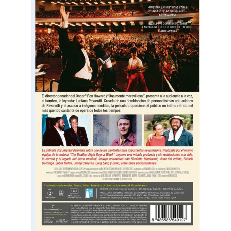 Pavarotti [dvd] image number null