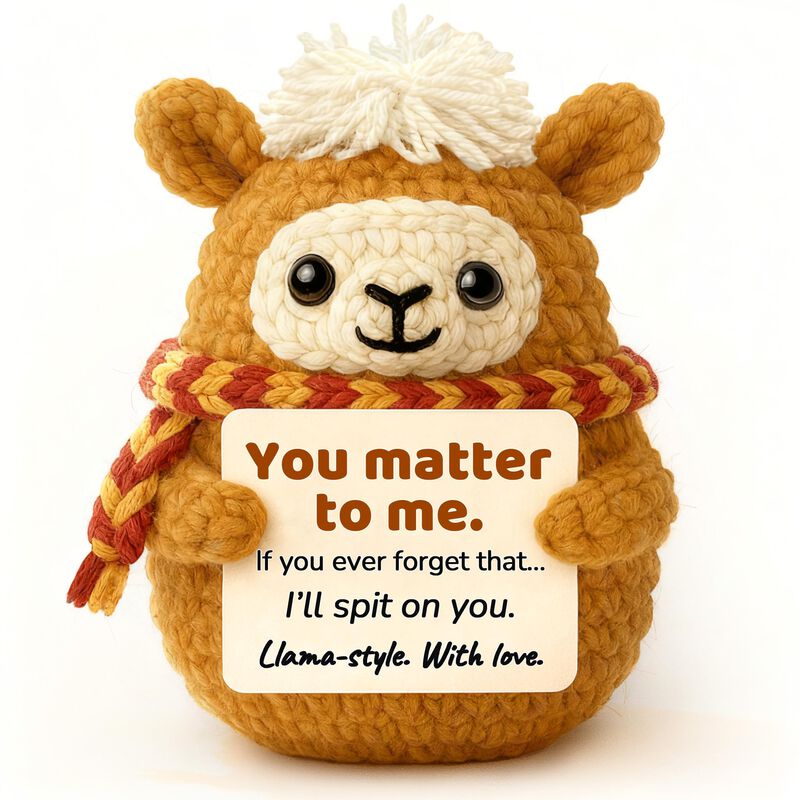 Figurita Krinisou De Llama A Crochet - Regalo D... image number null