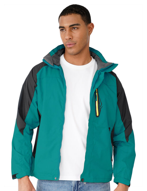 Chamarra Unisex Impermeable Gorro Desmontable D... image number null