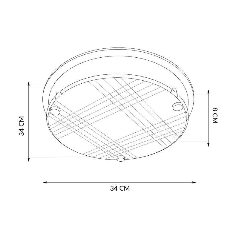 Plaf&oacute;n para techo Mil Luces Star 012 Mil Luces image number null