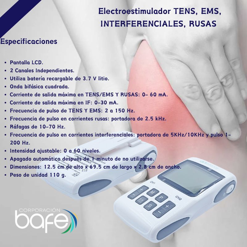 Electroestimulador On Balnce Recargable TENS, E... image number null