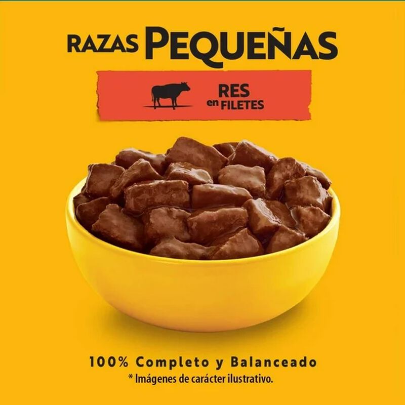 Alimento Pedigree Razas Pequeñas Sobres Res 24 ... image number null