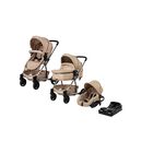 Travel System Eclipse 3en1 D'beb&eacute; Carriola Reclinable 5 Posiciones Con Autoasiento Y Base Para Auto 0-3 A&ntilde;os