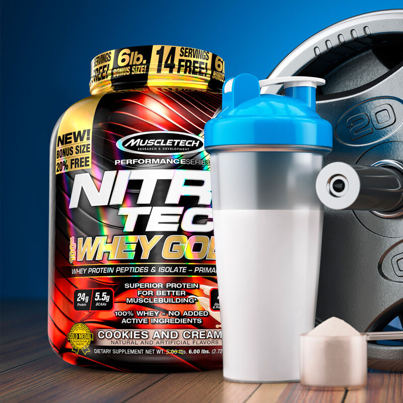 Proteina Nitro Tech Whey Gold Muscletech Cookie... image number null