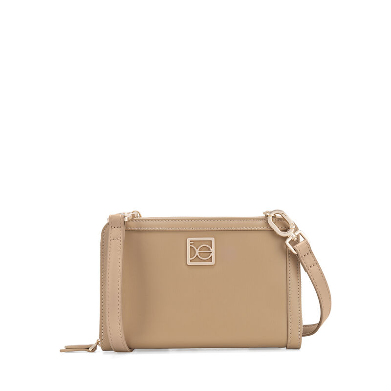 Cartera Grande Doble Funci&oacute;n Color Camel image number null