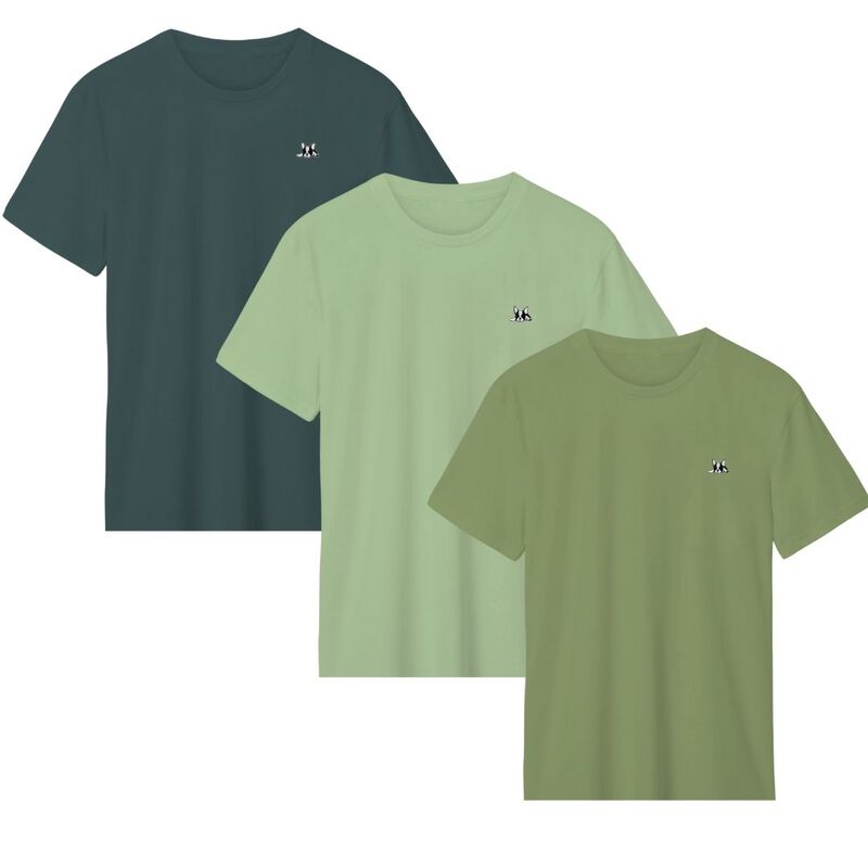 Set de 3 playeras Bark and Hide Playera Para Ho... image number null