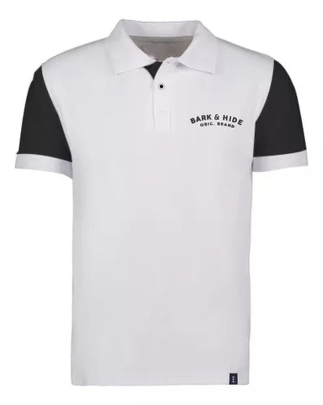 Bark and Hide Playera Polo Para Hombre Manga Co... image number null