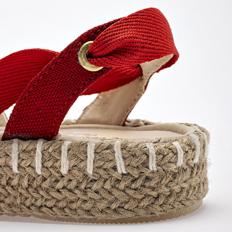 Queen zapato Plataforma rojo para Ni&ntilde;a image number null