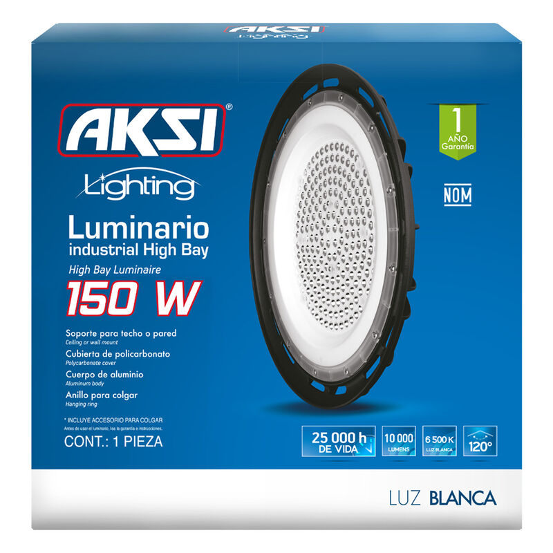 Luminario Colgante Aksi LED 150W High Bay image number null