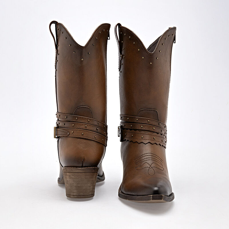 Moramora Bota para mujer caf&eacute; image number null