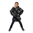 Pijama Infantil Unitalla Sudadera Cobija Roomi Coomfi Color Negro