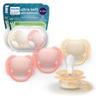 Chupete Avent Ultra Suave Ortod&oacute;ntico 0-6 Meses Paquete De 4